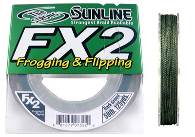 Sunline FX2 Braided Line Dark Green